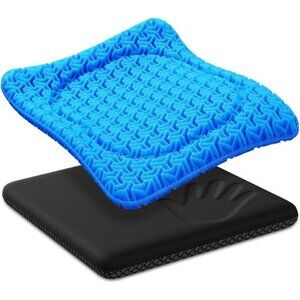 Gel Seat Cushion Cooling Chair Cushion Breathable Pressure Relief Back Pain
